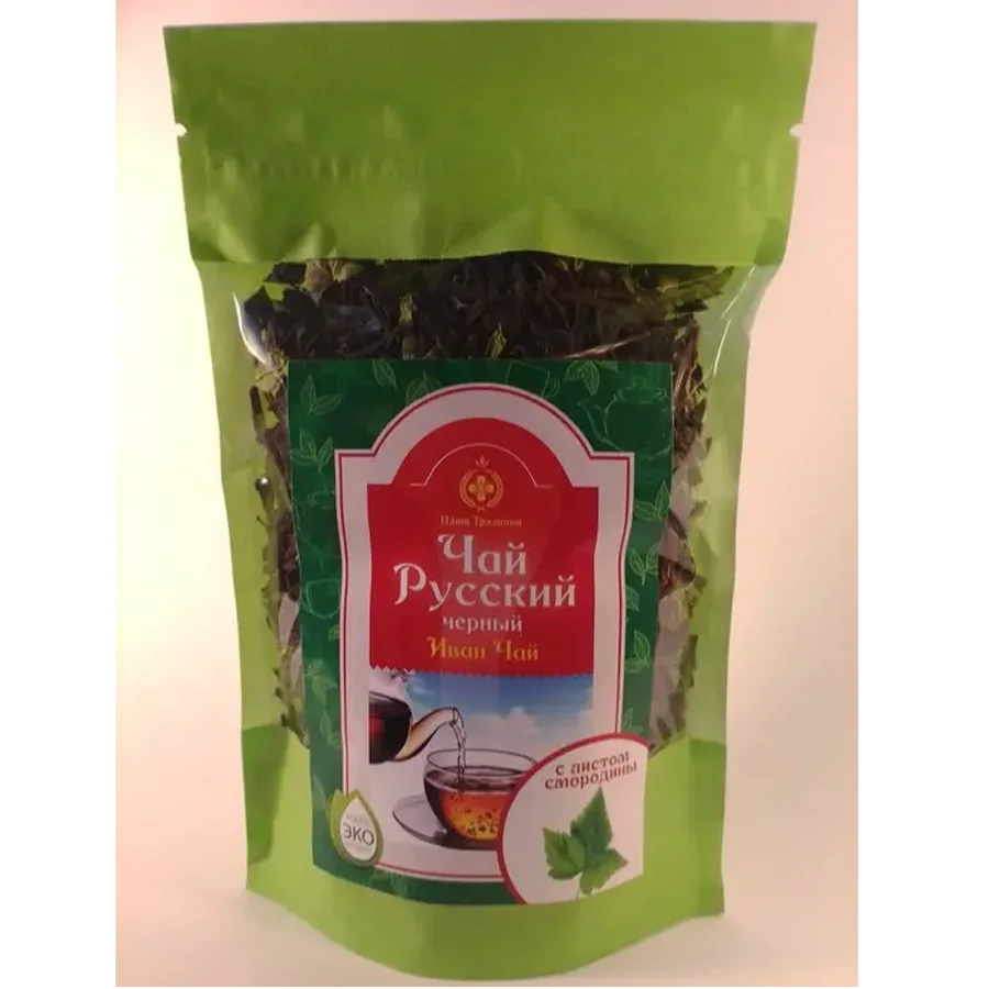 Russian tea black with black currant sheet