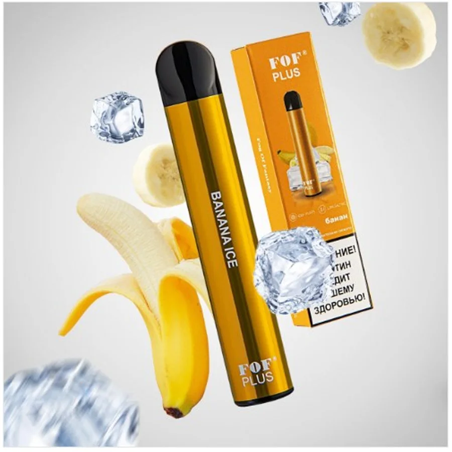 Электронная сигарета FoF Plus Ледяной банан 600+