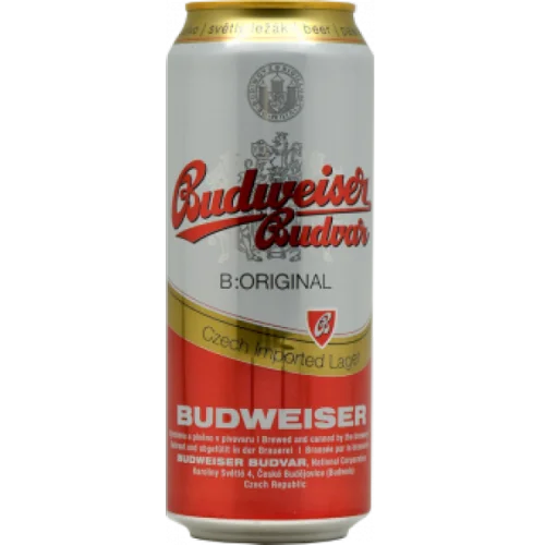 Beer Budweiser (Budweiser) Light 0.5 liters of bank