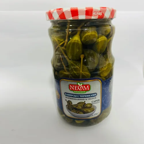 Capers with cuttings in vinegar Neom Gardens 720g/450g st/b. x 9 pcs.