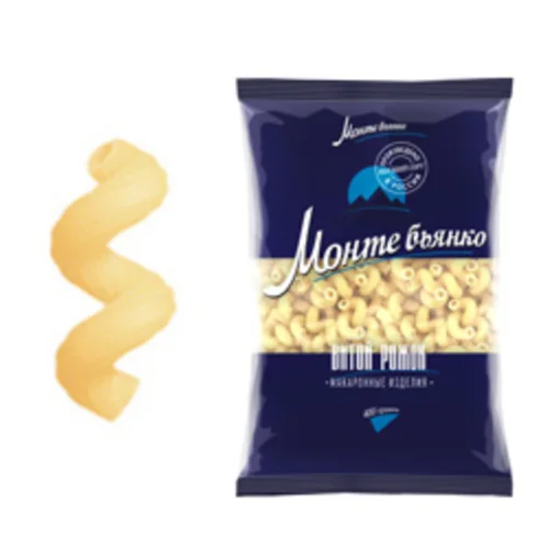 Pasta Monte Bianco 388 Twisted Horn 400g