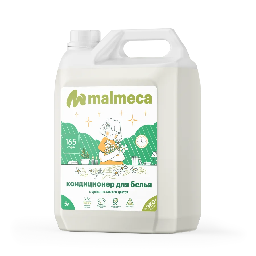 Linen conditioner with the fragrance of Meadow flowers Malmeca 5L