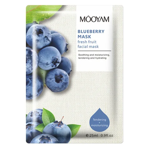 Toning mask with blueberry extract Mooyam
