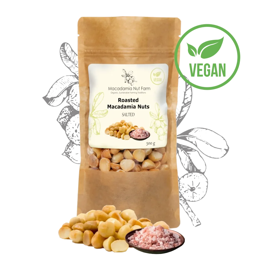 Орехи Макадамия без скорлупы Macadamia Nut Farm, соленые