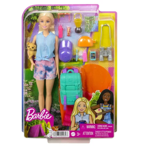 Camping Barbie Doll Malibu HDF73 