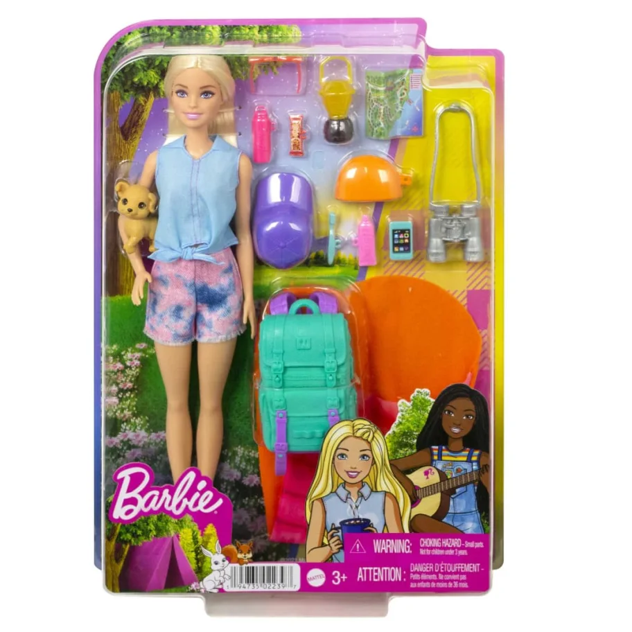 Кэмпинг Кукла Barbie Малибу HDF73 
