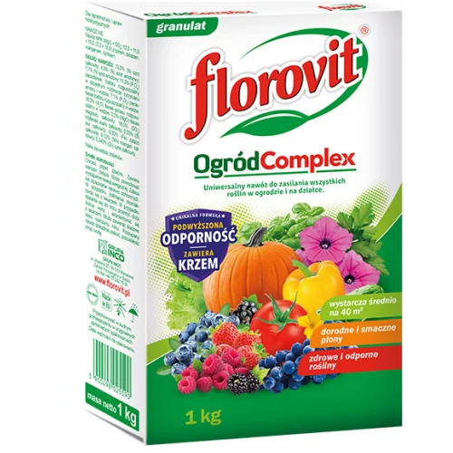 Удобрение Florovit  универсальный Garden Complex 1 кг, гранулы