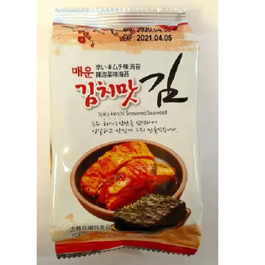 Dried sea cabbage with kimchi flavor