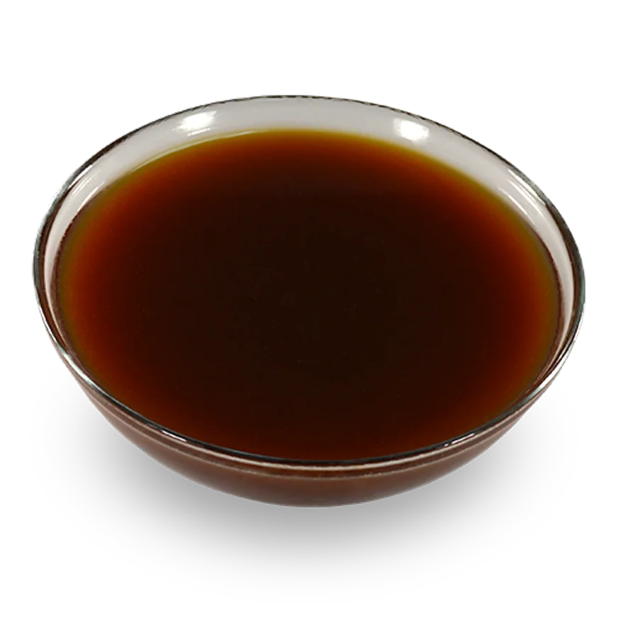 The beer wort concentrate is dark