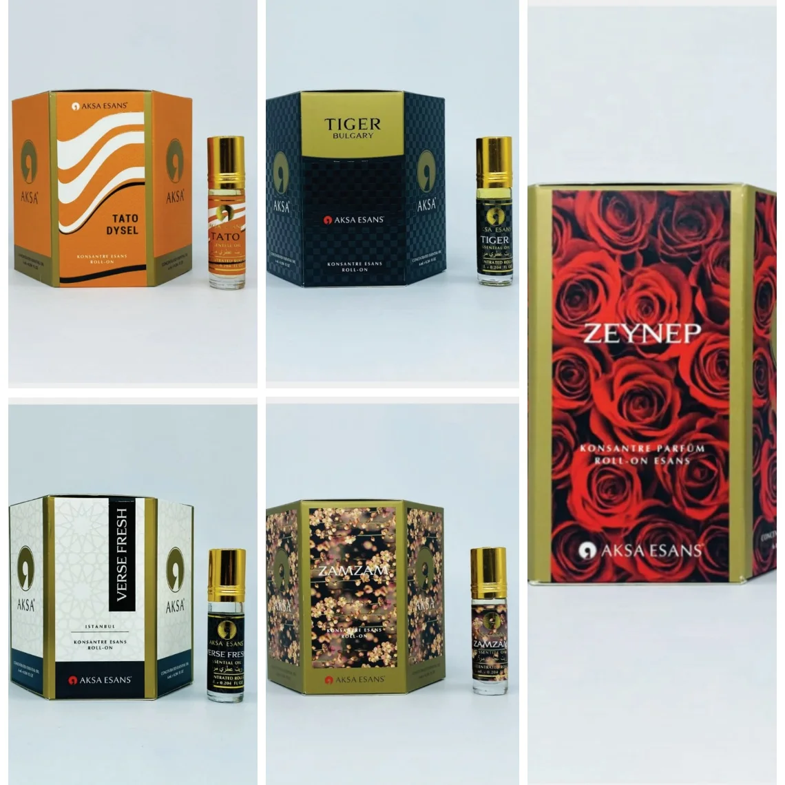 Turkish oil perfume perfumes Wholesale KURTUBA Aksa 6 ml