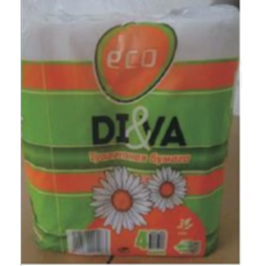 Toilet paper «Diva« 2x / cl green