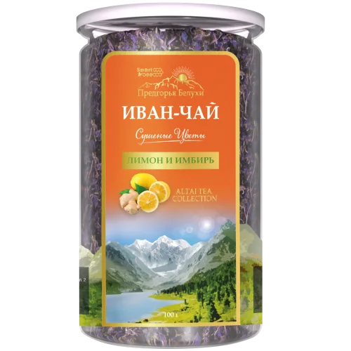 Ivan tea drink-Dried flowers, lemon and ginger tea 