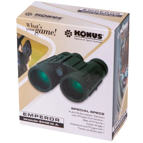 Binoculars Konus Emperor 8x42 Wa Green