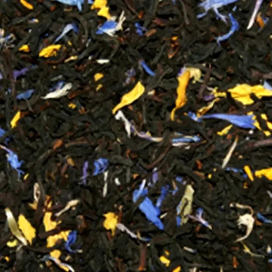 Black tea flavored Blueberry-mango