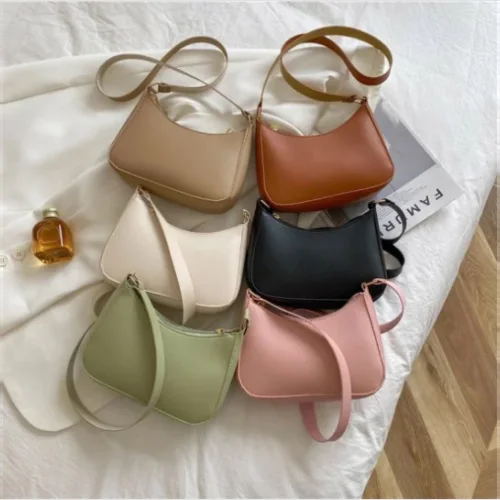 2023 летняя новая сумка, женская модная сумка-мессенджер, простая сумка для подмышек, однотонная сумка-мессенджер, нишевая сумка для пельменей, женская сумка