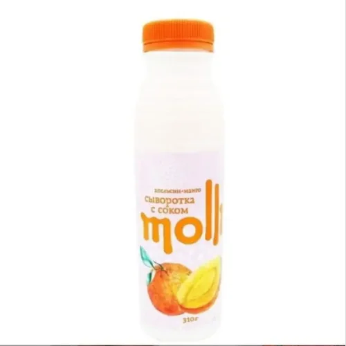Напиток сывороточный с соком Апельсин-манго