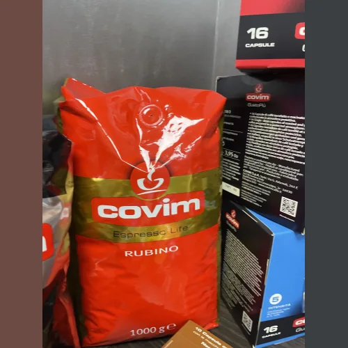 COVIM RUBINO coffee beans, 1 kg , 90% Arabica, 10% Robusta 