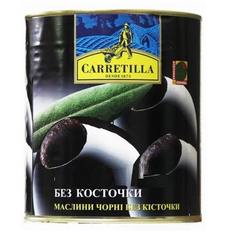 Маслины без косточки "CARRETILLA", 300 гр