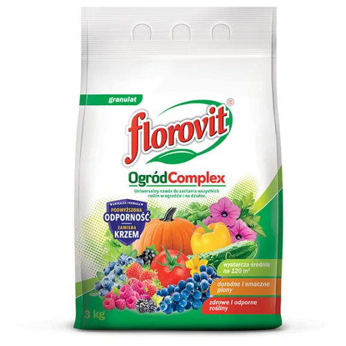 Удобрение Florovit универсальный Garden Complex 3 кг, гранулы