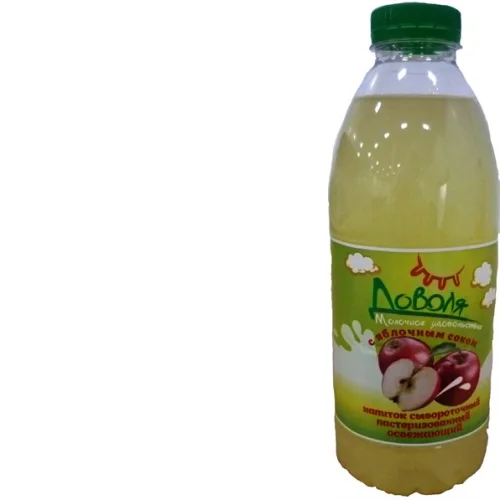 Drink whey refreshing with apple juice
