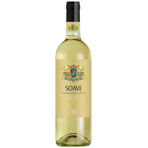 Вино защищенного наименования места происхождения белое региона Венето категории DOC СОАВЕ сухое.Товарный знак "Solarita" 2019 12% 0,75