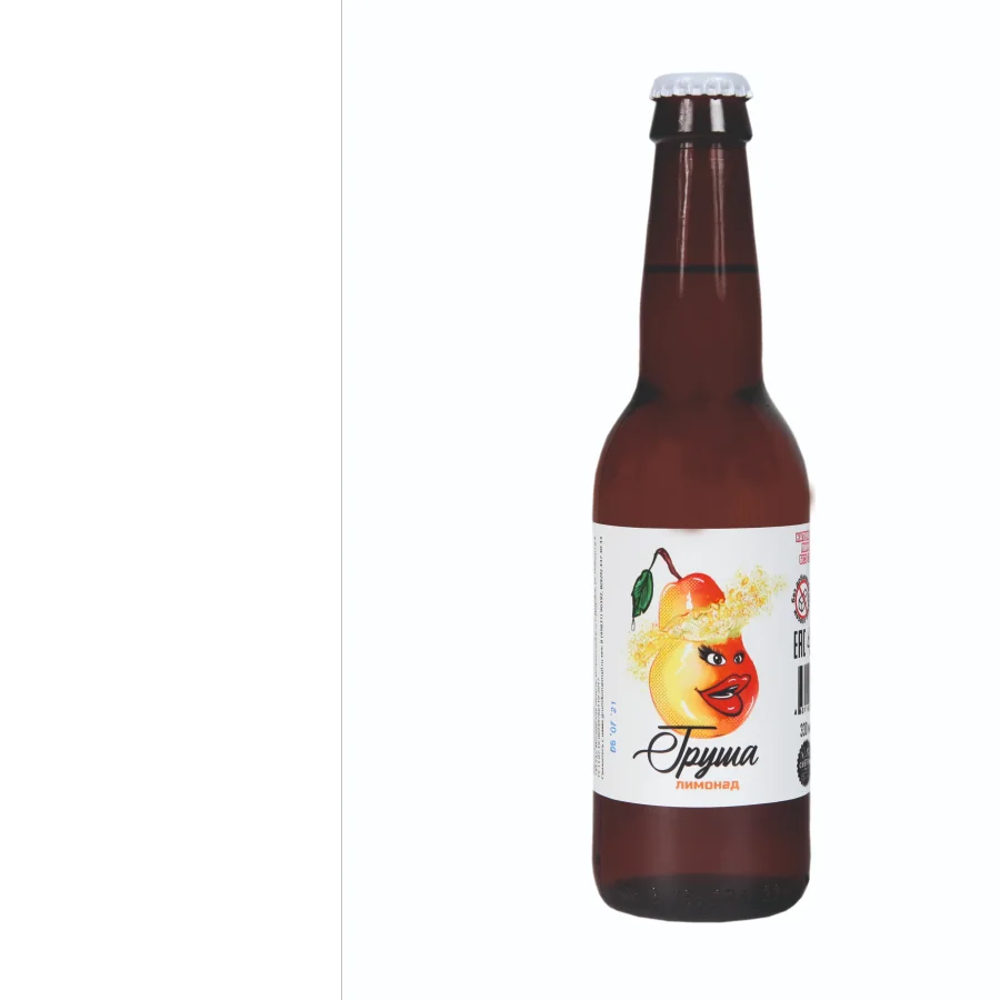 Drink non-alcoholic carbonated juice-containing brand: «Custom Fresh« (Custom Fresh) Pear without sugar