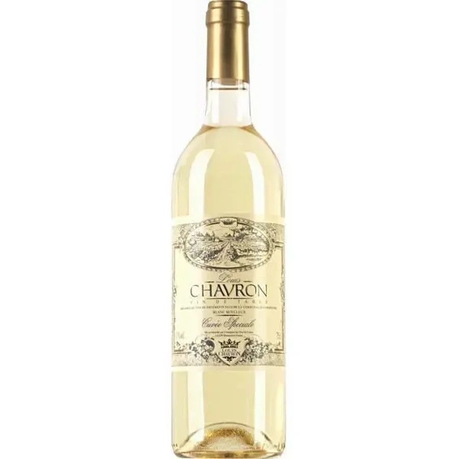 Wine white semi-sweet Louis Shavron. Sincerely. Blanc Malle