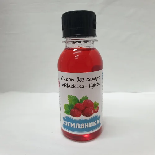 Syrup without sugar strawberry