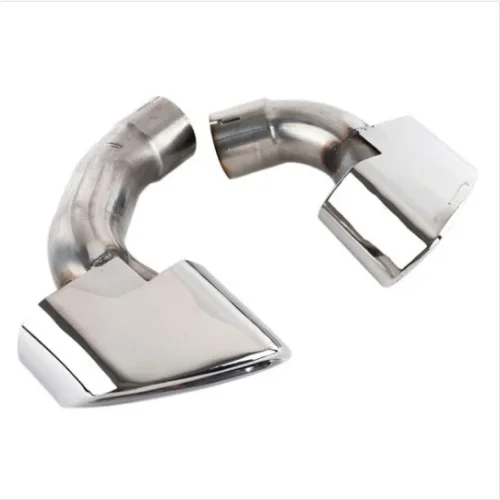 Suitable for 00-19 BMW old X5 E70E53F15, exhaust pipe modification, square neck, stainless steel tail neck