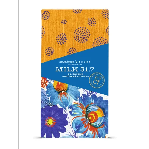 Real milk chocolate Milk 31.7