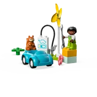 LEGO DUPLO Wind Turbine and electric car 10985
