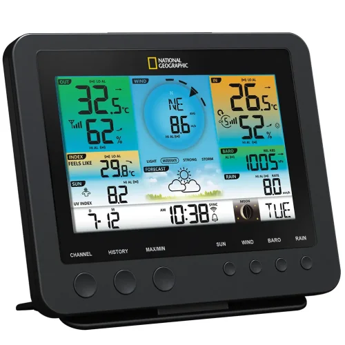 Weather Station Bresser National Geographic «7 in 1» Wi-Fi with a Color Display