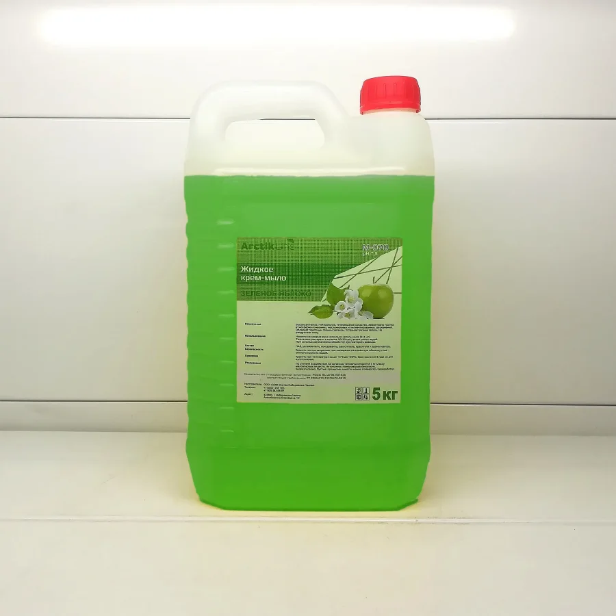 Liquid cream soap "M-070" 5kg apple / 4pcs / 108pcs