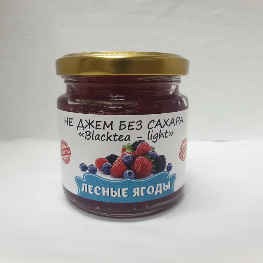 Not jam without sugar forest berries