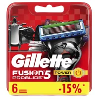 Сменные кассеты Gillette Fusion5 ProGlide Power 6 шт.