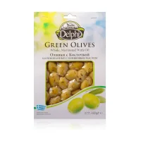 Pitted olives marinated with DELPHI olive oil 250g