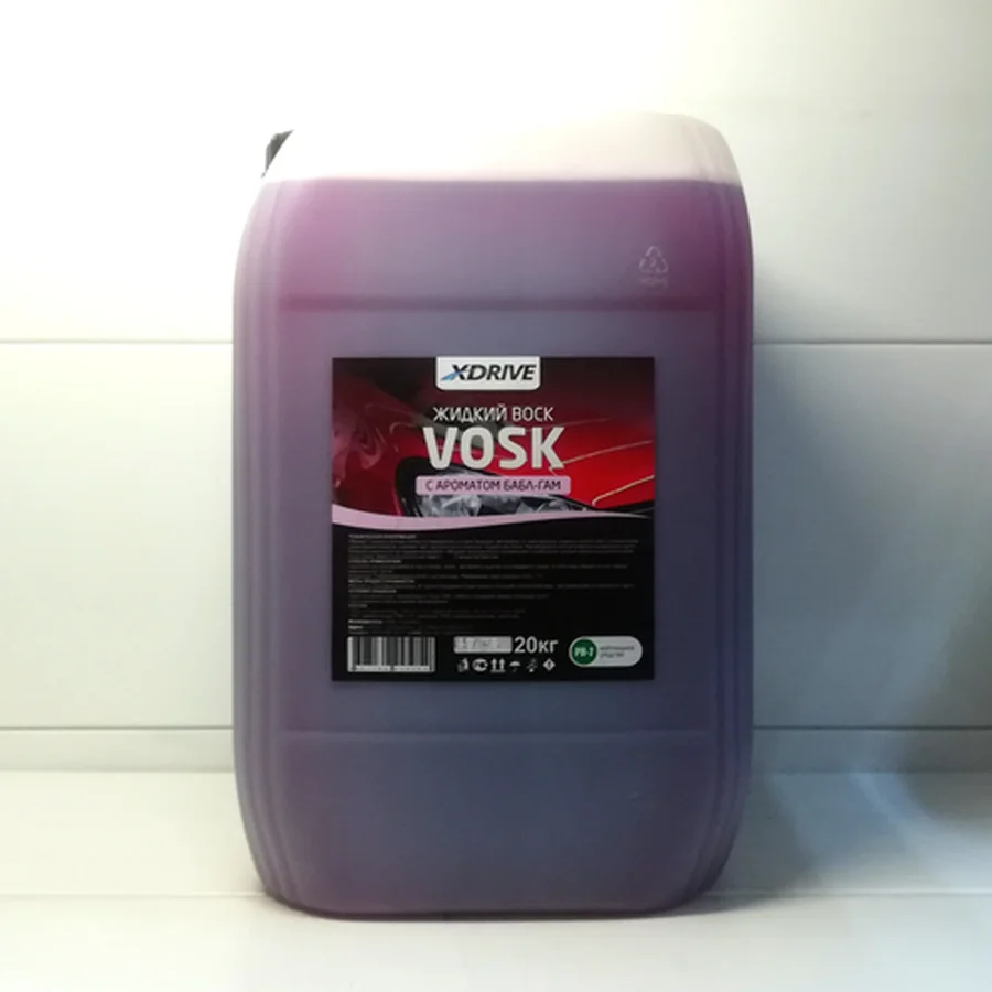 Жидкий Воск XDrive Vosk с ароматом бабл-гам 5 кг/4шт/120шт