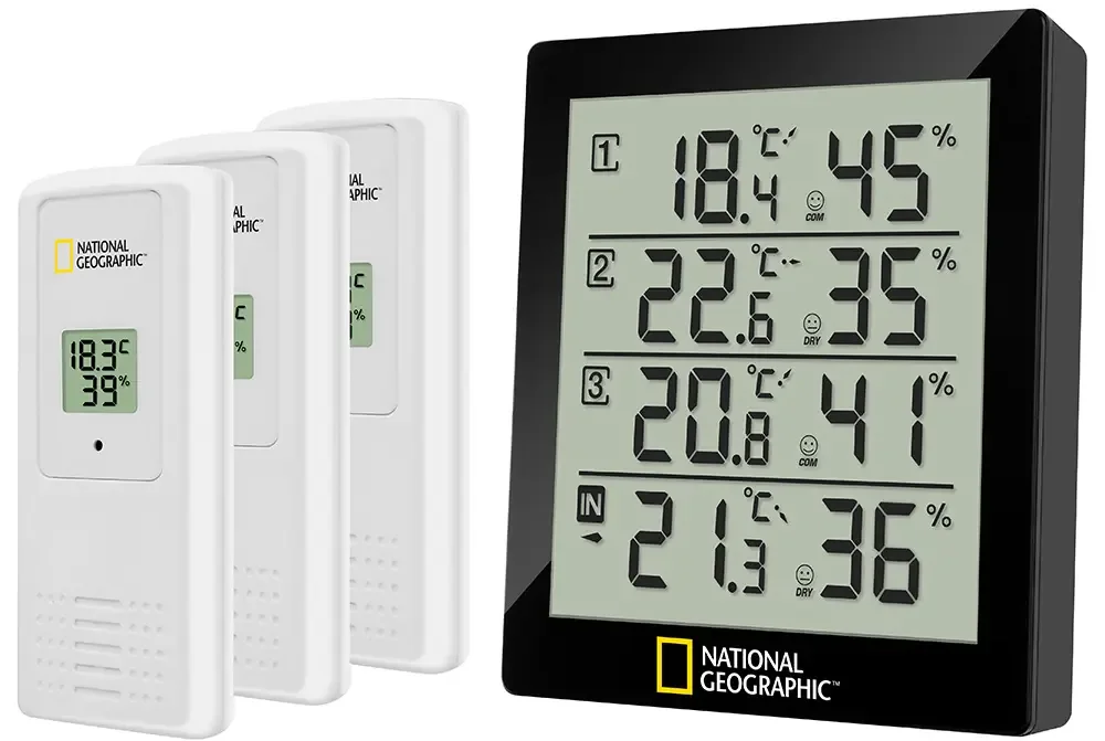 Weather Station Bresser National Geographic with Three Sensors, Black Buy  for 64 roubles wholesale, cheap - B2BTRADE