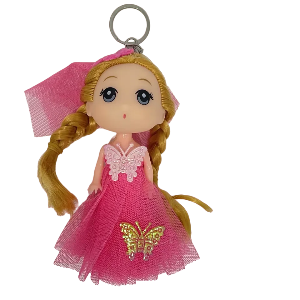 Doll keychain Princess 12 cm, Assorted 4    
