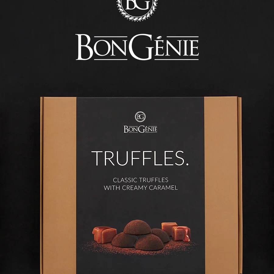 Bongenie sweets truffles with creamy caramel 120g
