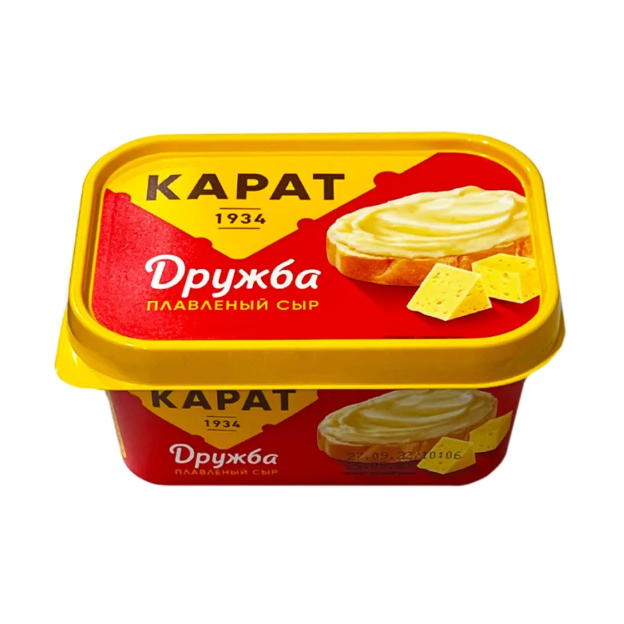 Processed cheese Karat Druzhba 45%, 400g pl/pack