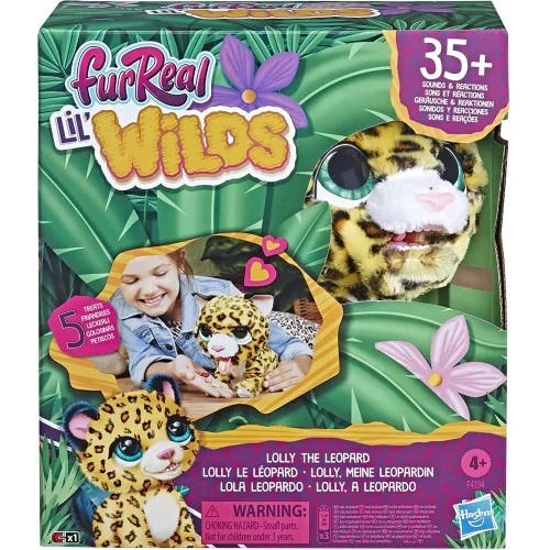Little Wild Leopard Lolli Interactive Stuffed Toy FURREAL F43945L0