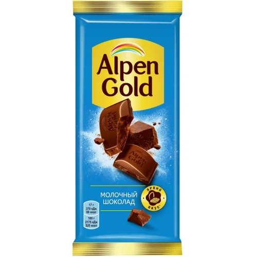 Шоколад Молочный Alpen Gold, 85г
