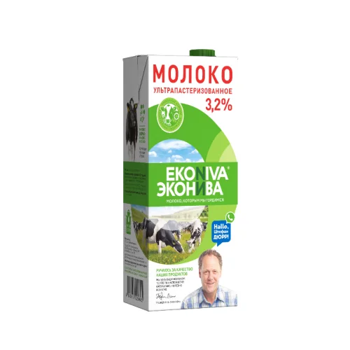 Milk ultrapasteurized "Econiva" 3.2%