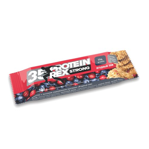 Proteinrex protein bar Strong (35%) «Berry Pai«