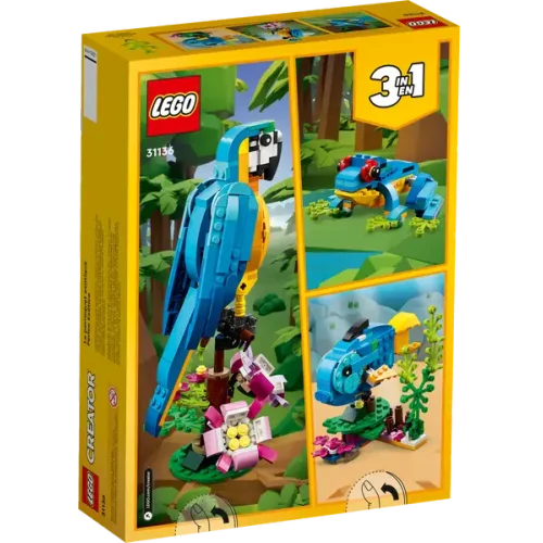 Конструктор LEGO Creator Экзотический попугай  (3 в 1) 31136