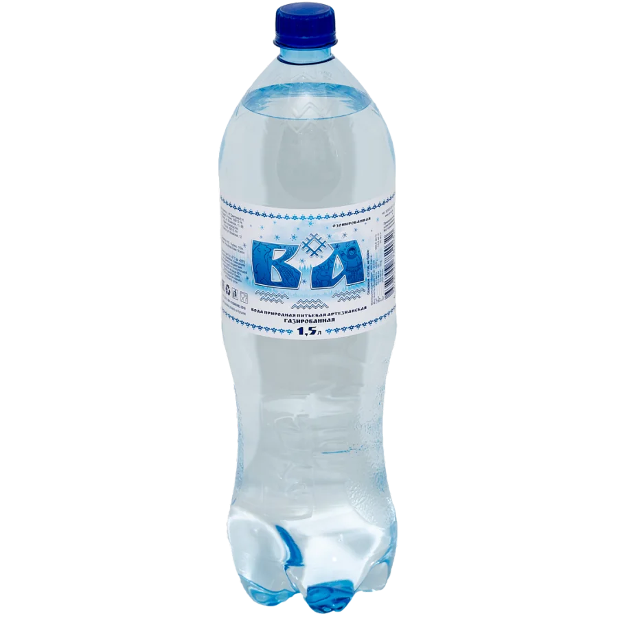 Вода природная питьевая артезианская газированная 1,5 л
