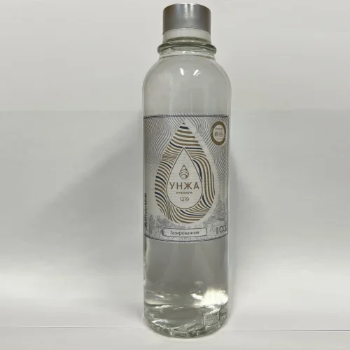 Вода питьевая артезианская газ Унжа 0,33 стек