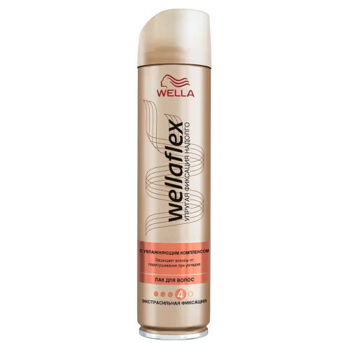 Wellaflex hair lacquer with moisturizing complex
