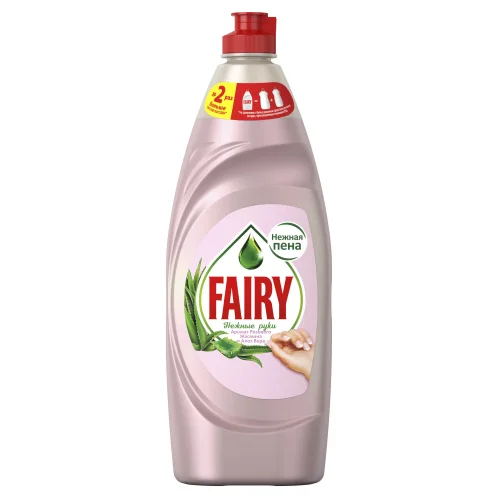 Tool for washing dishes Fairy tender handles pink jasmine and aloe vera 650 ml.